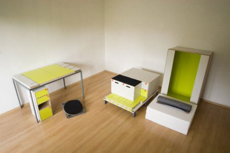 2 Modular Bedroom Furniture Set