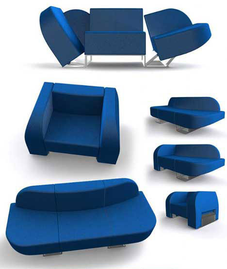 Cool Transforming Sofa Chair Design