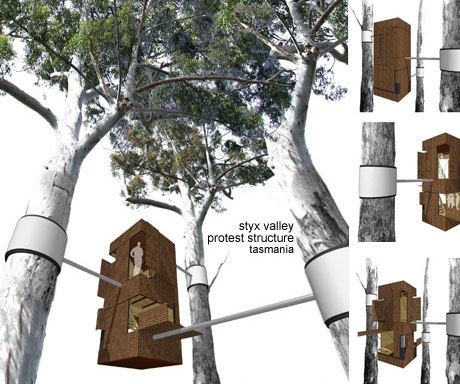 Environmentalist Save the Trees House Concept Design