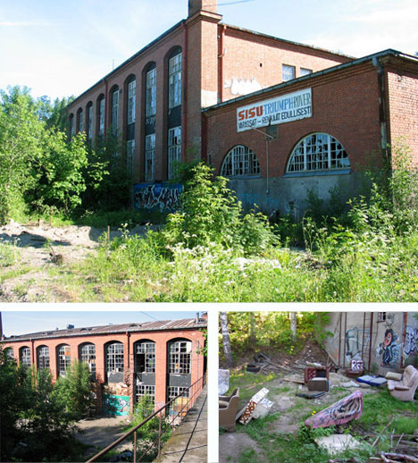 Finland Abandoned Matchstick Factory Building