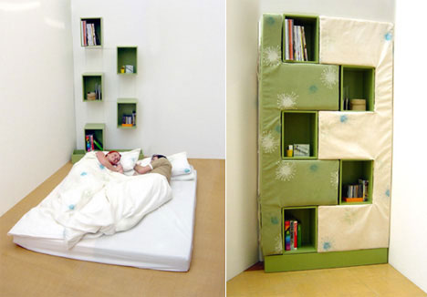Convertible Bookcase Bed