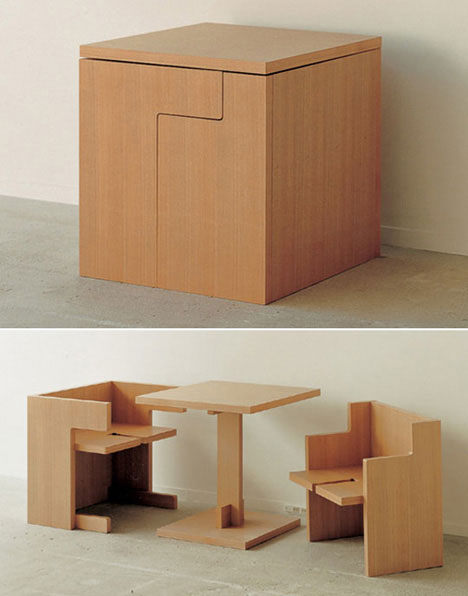 unusual dining room furniture cube table