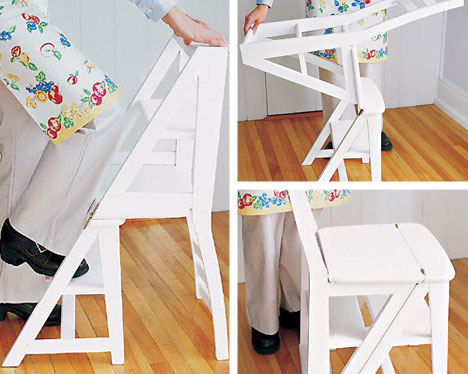 unusual dining room furniture stepladder chair
