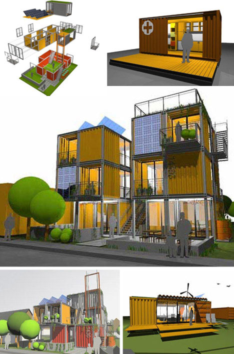 Modular Cargo Container Housing Designs  Urbanist