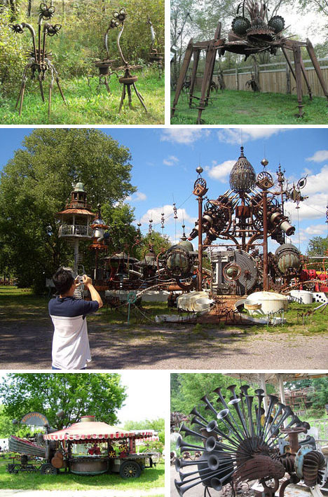 Amazing Recycled Metal Sculpture Park