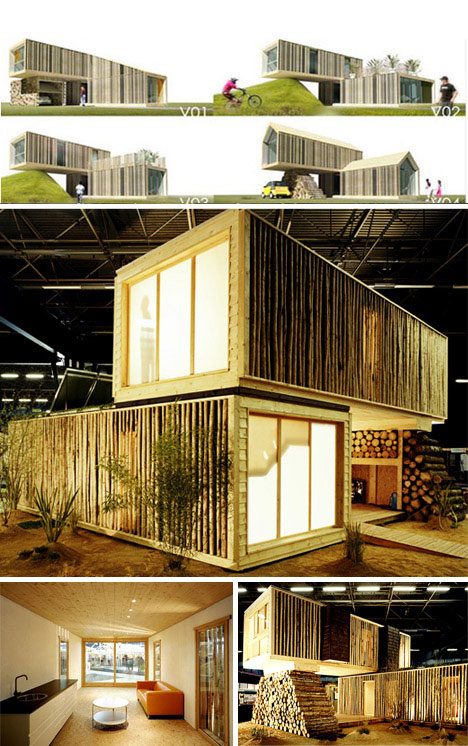 Wooden Cargo Container Prefab