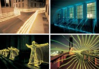 
Light graffiti is uniquely ephemeral and inextricably intertwined with the art of photography, sometimes even invisible to the naked eye and apparent only when captured on film. It is impermanent and its manifestations range from comical to sublime. The work of these twenty light graffiti artists spans the spectrum from humorously playful to deeply moving [...]