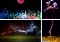 
Light graffiti is uniquely ephemeral and inextricably intertwined with the art of photography, sometimes even invisible to the naked eye and apparent only when captured on film. It is impermanent and its manifestations range from comical to sublime. The work of these twenty light graffiti artists spans the spectrum from humorously playful to deeply moving [...]