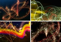 
Light graffiti is uniquely ephemeral and inextricably intertwined with the art of photography, sometimes even invisible to the naked eye and apparent only when captured on film. It is impermanent and its manifestations range from comical to sublime. The work of these twenty light graffiti artists spans the spectrum from humorously playful to deeply moving [...]