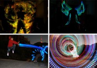 
Light graffiti is uniquely ephemeral and inextricably intertwined with the art of photography, sometimes even invisible to the naked eye and apparent only when captured on film. It is impermanent and its manifestations range from comical to sublime. The work of these twenty light graffiti artists spans the spectrum from humorously playful to deeply moving [...]