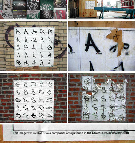 Graffiti Alphabet Geek Graffiti Installation