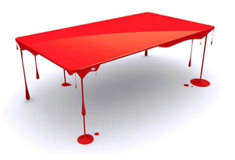 bloody table design