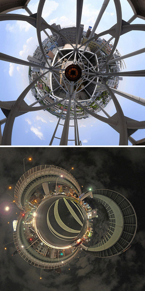 urban aerial panoramas 30 Spectacular Spherical Stereographic Photos | WebUrbanist