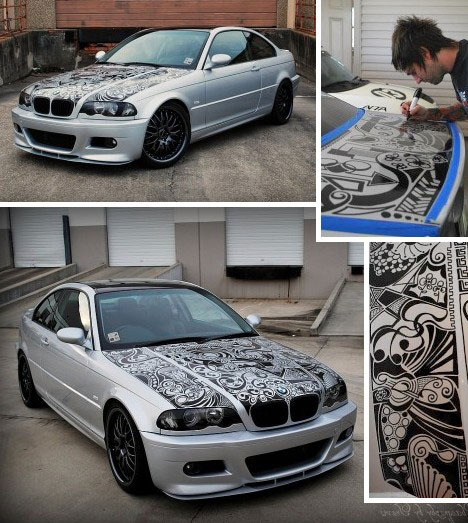 15 Examples Of Awesome Automotive Art  Kozar Cool Blog