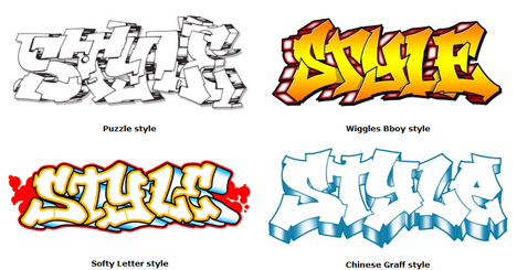 graffiti fonts