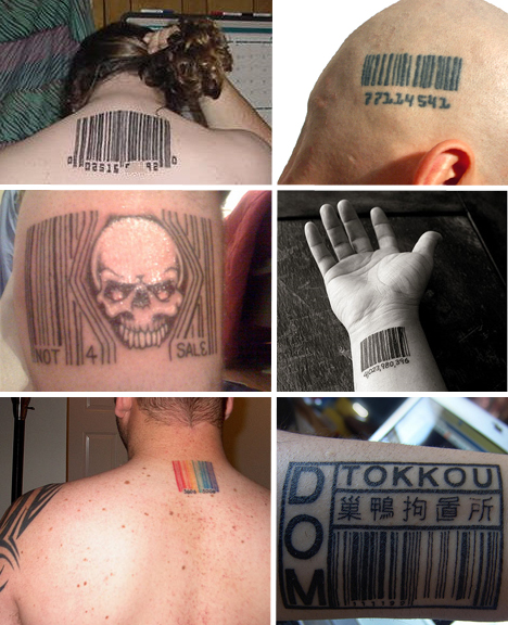 barcode tattoo on wrist. channel special on Tattoos