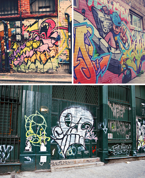 street graffiti pieces