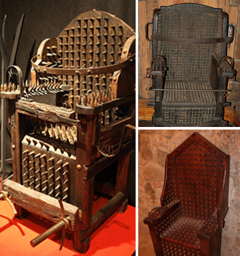 The Chair Of Torture Renaissance Weapons For Punishment