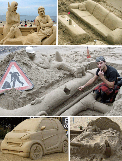 Sand Sculptures 7 Karya Dari Pasir Yang Menakjubkan