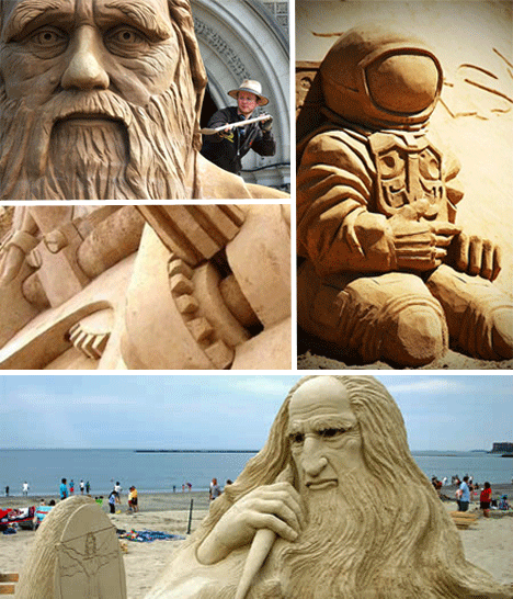 david cooke sculpture. 37 Sand Sculptures that Make