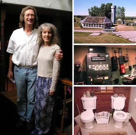 The Pedens love living in their renovated missile silo 