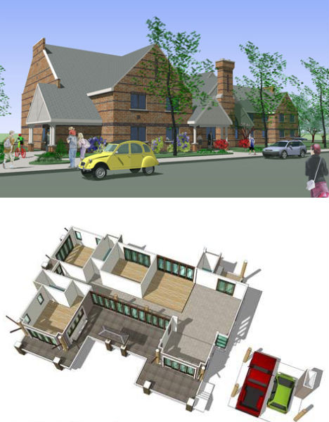 Google SketchUp House Design