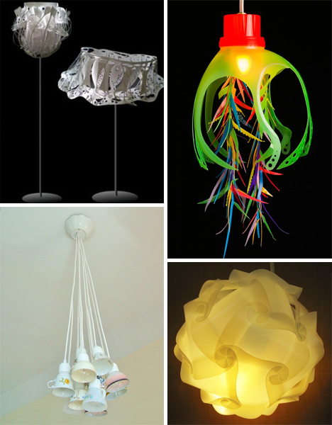 Bright Ideas: 41 Bold, Beautiful + Bizarre Recycled Lamps | Urbanist