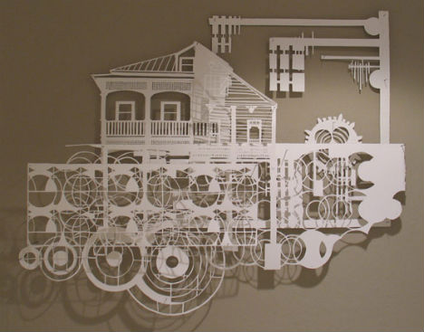 Paper Art Landscapes: Lace-Like 2D Wall Architecture | Urbanist