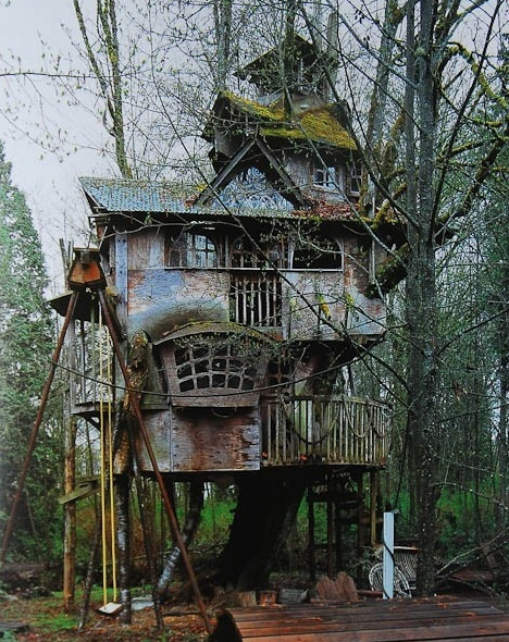 tree house steampunk style