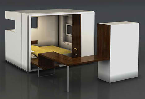 Fold Out Rooms Bedroom Oda 1