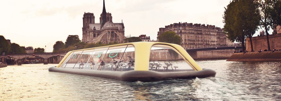  on the River: Cycle-Powered Gym Boat Glides Through Paris | Urbanist