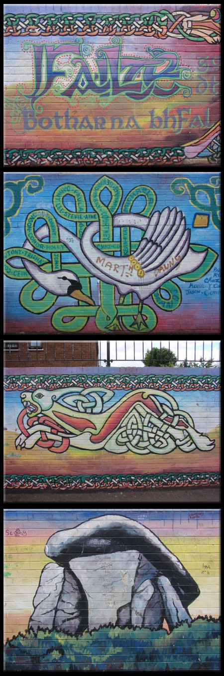 Colorful Cultural Murals in Belfast