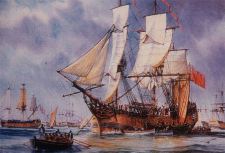 HMS Bounty Painting