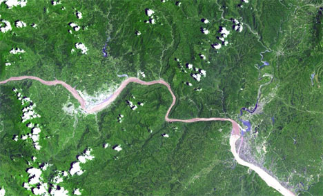 Three Gorges Dam Aerial