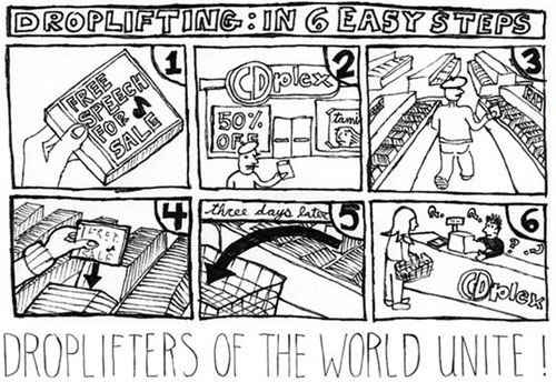 Droplifters of the World Comic Strip
