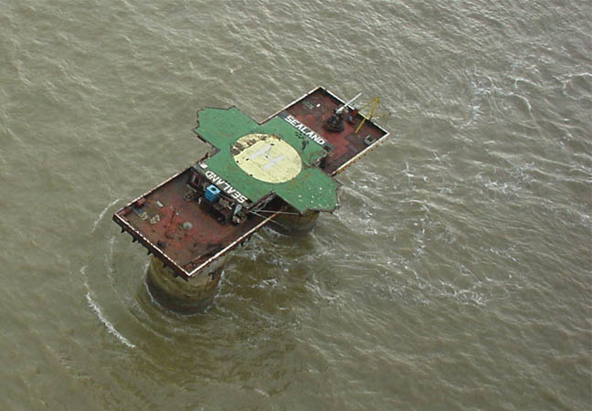 sealand from above