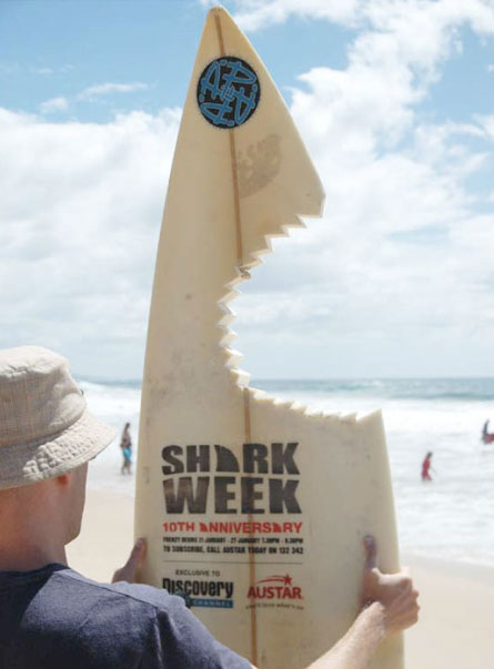 outrageous guerrilla marketing shart bite surf board