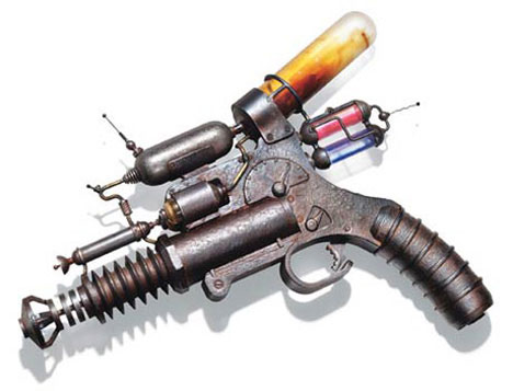 steampunk ray gun