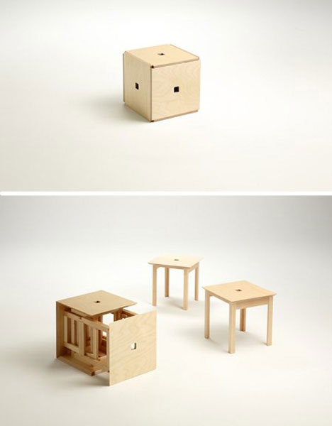 unusual dining room furniture cube 6