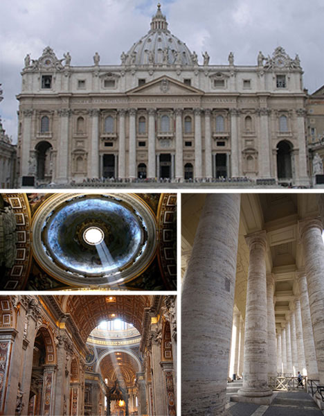 historic churches st peters basilica rome