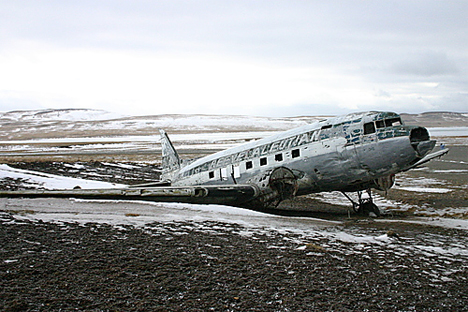 abandoned arctic plane wrecks