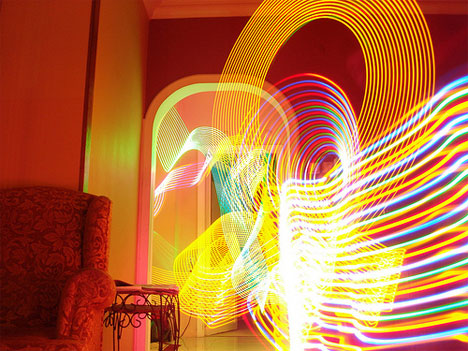 time lapse light photography