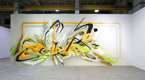 Design Stack A Blog about Art Design and Architecture Beauty in 3D  Anamorphic Graffiti Drawings