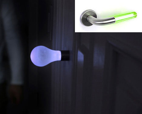 Knobbly Light and Lighted Door Handle