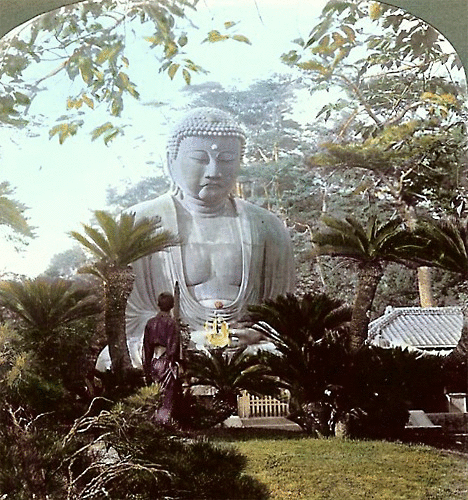 buddha monument stereoview