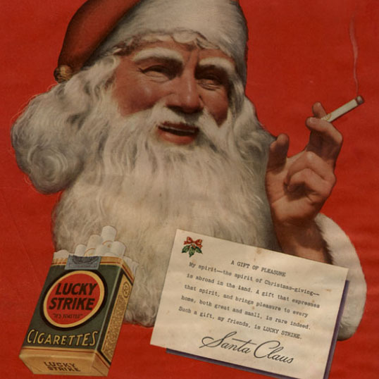 santa smoking crack