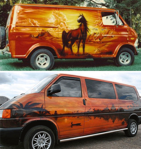 painted van