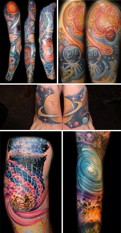 Out Of This World 33 Tattoos From Another Planet  WebUrbanist