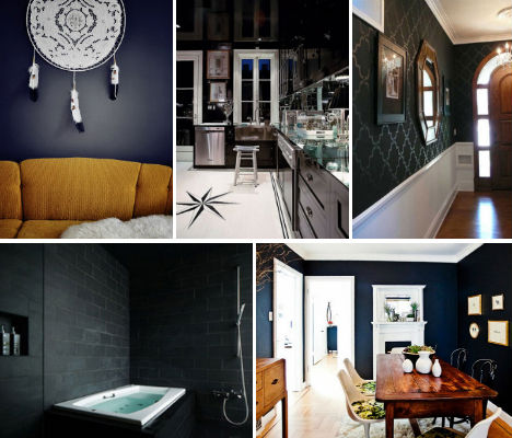 Dark Dramatic Design 16 Bold Black Room Interiors Urbanist