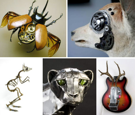 Mechanical Animals: 36 Steampunk Sculptures & Robots | Urbanist